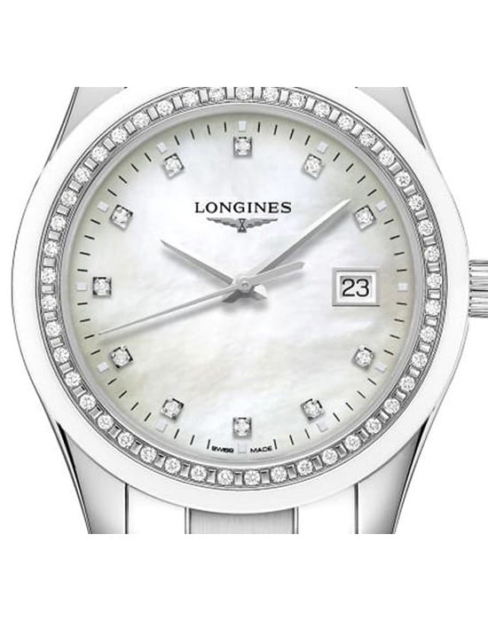Оригинальные часы Longines Longines Conquest Classic L2.387.0.87.6 кварцевые калибр механизма l156 (на основе eta 255.412) общий вид